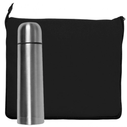 2in1 fleece blanket and 500 ml thermos set