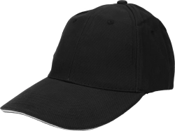 6-Panel Cotton Baseball Cap, 260 g/m²