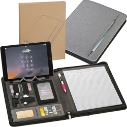 A4 folder with 5000 mAh power bank