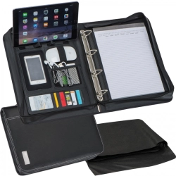 A4 folder with lined notebook and ring binder