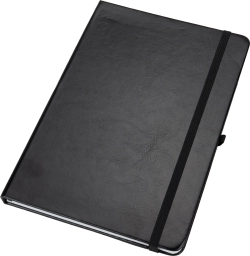 A5 lined notebook made of recycled PU