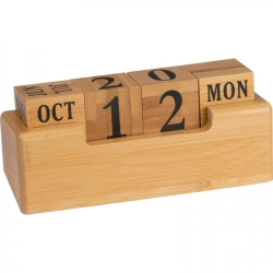 Bamboo perpetual calendar