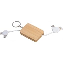 Charging cable keyring