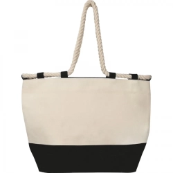 Cotton and jute beach bag
