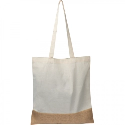 Cotton bag with jute bottom 140 g/m2