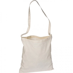 Cotton bag with long handle 140 g/m²