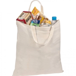 Cotton bag with short handles 140 g/m2