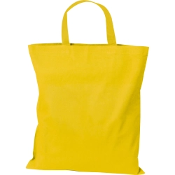 Cotton bag with short handles 140 g/m²