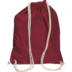 Cotton drawstring sports bag 140 g/m2