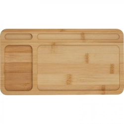 Desk organizer with wireless charger