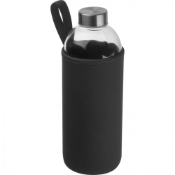 Glass bottle with sleeve 1000 ml