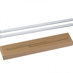 Glass drinking straws 2 pcs 21 cm