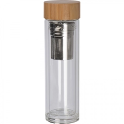 Glass thermal bottle 420 ml