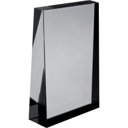 Glass trophy block