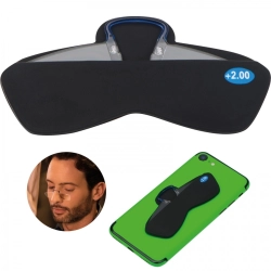 Glasses +2.00 with smartphone case