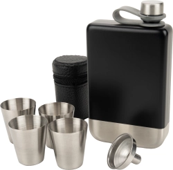 Hip flask set Schwarzwolf