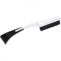 Ice scraper with brush