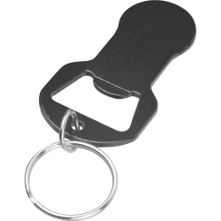 Keychain with bottle opener and shopping trolley token