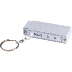 Keyring with 0,5 m tape measure