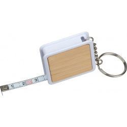 Keyring with 1 m tape measure