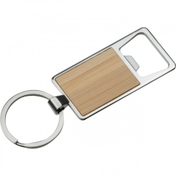 Keyring with bottle opener