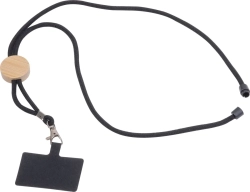 Lanyard with phone holder