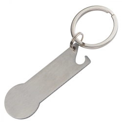 Metal bottle oballpener keyring