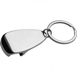 Metal bottle opener keyring