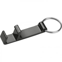 Metal bottle opener keyring
