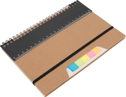 Notebook A5 dotted with sticky markers