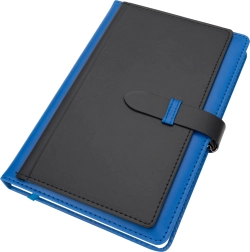 Notebook A5 lined with business card holder