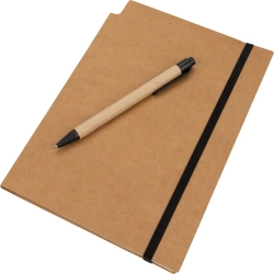 Notebook A5 squared with pen