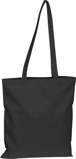 Organic cotton bag with long handles 180 g/m2