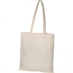 Organic cotton bag with long handles 220 g/m2