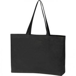 Organic cotton bag with long handles 270 g/m2