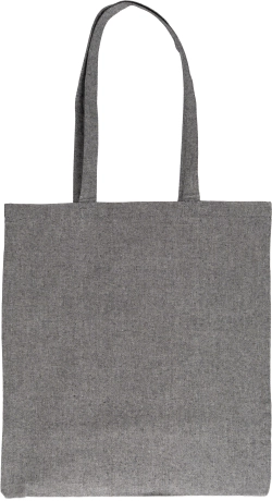 Recycled cotton bag with long handles 140 g/m2