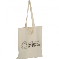 Recycled rPET bag with long handles