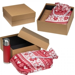 Thermos 500 ml and Christmas blanket set