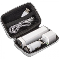 Travel set power bank 2200 mAh and plugs