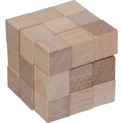 Wooden snake puzzle