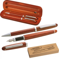 Writing set ballpen and fountain pen