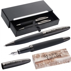 Writing set ballpen and fountain pen Mark Twain