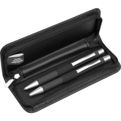 Writing set ballpen and mechanical pencil soft touch
