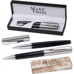 Writing set ballpen and rollerball pen Mark Twain