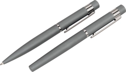 Writing set ballpen and rollerball pen soft touch MoLu