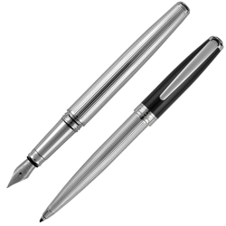 Writing set ballpoint pen & fountain pen Pierre Cardin