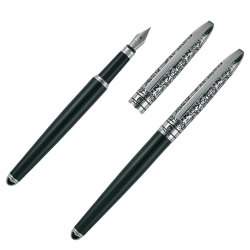 Writing set ballpoint pen & fountain pen Pierre Cardin