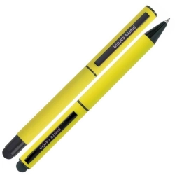 Writing set ballpoint pen & roller touch pen soft touch Pierre Cardin