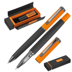 Writing set rollerball pen and ballpoint pen