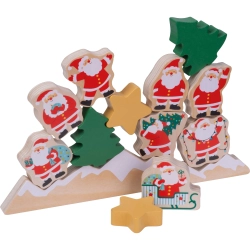 Xmas balance game – wooden
